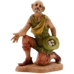 Adorante in ginocchio con doni 12 cm Fontanini Mondo Presepi