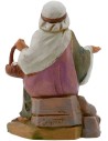 Pastore seduto con cesto di uova 12 cm Fontanini Mondo Presepi