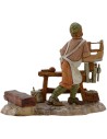 Carpintero de 9 cm en PVC lujo Euromarchi Mundo Pesebres