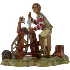 Arrotino 9 cm in pvc lux Euromarchi Mondo Presepi