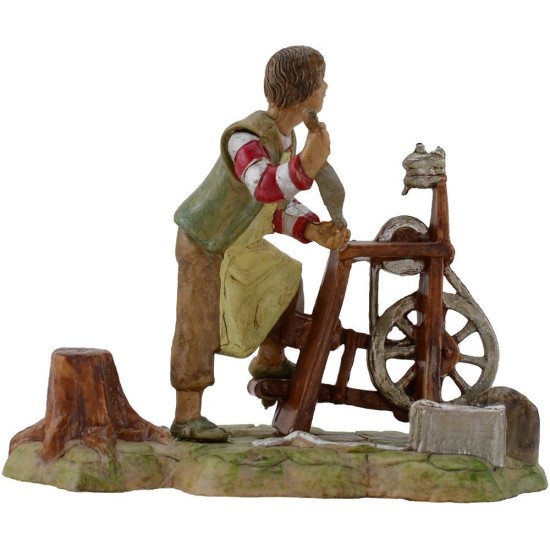 Arrotino 9 cm in pvc lux Euromarchi Mondo Presepi