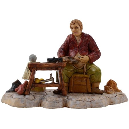Calzolaio serie 9 cm in pvc lux Euromarchi Mondo Presepi