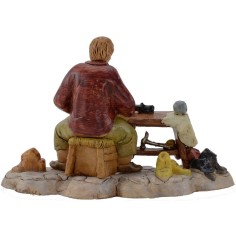 Calzolaio serie 9 cm in pvc lux Euromarchi Mondo Presepi 2