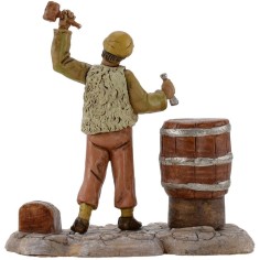 Tonelero de 9 cm en PVC de lujo Euromarchi Mundo Pesebres 2