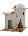 Arab House with dome and doors at arc 14x14x17, 5 h. 
