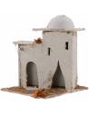 Arab House with dome and doors at arc 14x14x17, 5 h. presepe