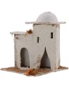 Casa árabe con cúpula y puertas de arco 14x14x17,5 h. 