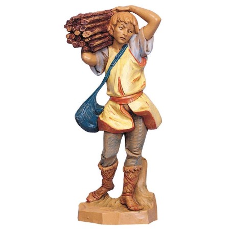 Leñador 19 cm Fontanini Mundo Pesebres
