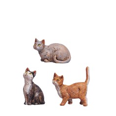 Set tre gatti per presepe serie 30 cm Fontanini Mondo Presepi