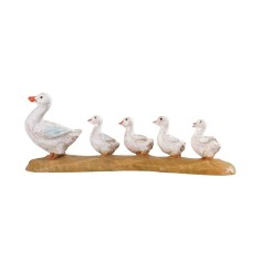 Familia de patos serie 12 cm Fontanini Mundo Pesebre