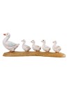 Famiglia di anatre serie 12 cm Fontanini