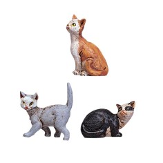 Set three cats series 12 cm Fontanini