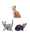 Conjunto de tres gatos serie 12 cm Fontanini