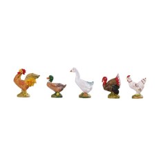 Set animal sets 5 series 12 cm series 12 cm Fontanini
