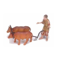 10 cm peasant with plow