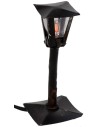 Lampione da strada h. 8 cm con luce 220v. per presepe Mondo