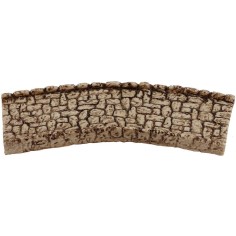 Camino curvo para belén de 15x4,8 cm en resina Mondo Presepi.