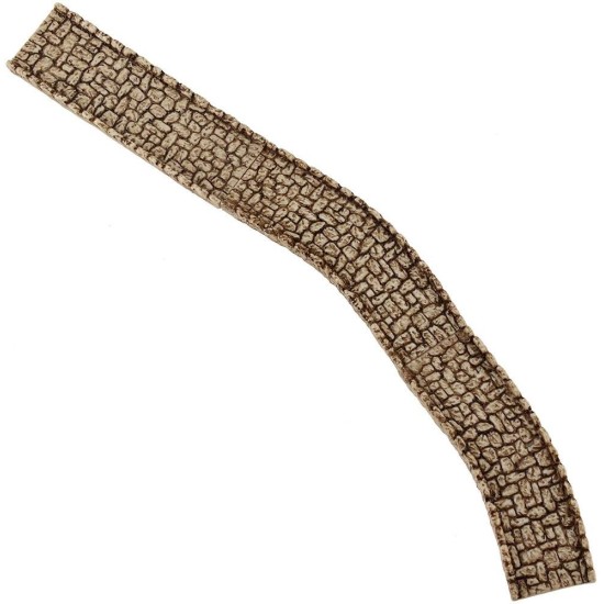 Camino curvo para belén de 15x4,8 cm en resina Mondo Presepi.
