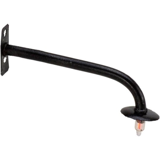 Farol de pared con plato de 8,5 cm para belén con luz de 220V.