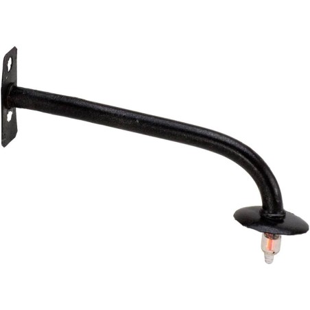 Farol de pared con plato de 8,5 cm para belén con luz de 220V.