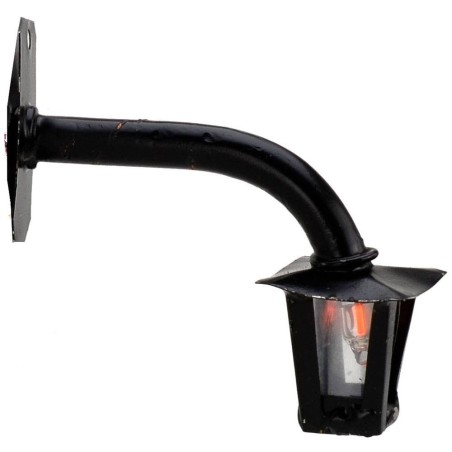 Farol de pared con linterna hacia abajo 5 cm con luz 220V. Mundo.