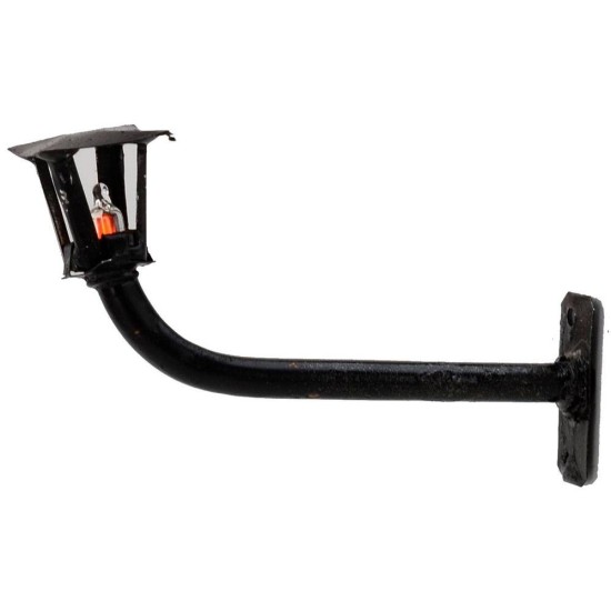 Farol de pared con linterna de 8,5 cm con luz de 220V.