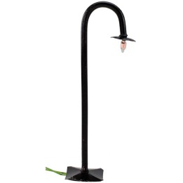 Street lamppost with flat h. 17 cm with light 220v. 