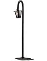 Farola curva de calle h. 22 cm con luz 220v. 