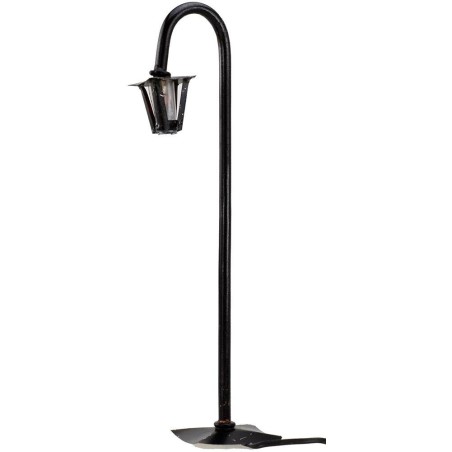 Curved lamppost from road h. 22 cm with light 220v. 