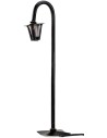 Curved lamppost from road h. 22 cm with light 220v. for presepe