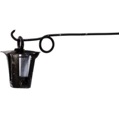 Lantern cm 1,3x1, 3x1, 5 h. with arm 3.5 cm