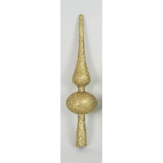 Punta de árbol de Navidad de 28 cm en oro brillante