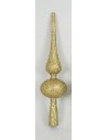 Puntal 28 cm gold glowed Christmas