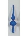 Punta de árbol de 28 cm azul brillante