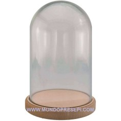 Campana for presepe in glass Ø 22,5x30 h. 