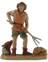 Campesino con horca serie Lux cm 20 Mondo Presepi