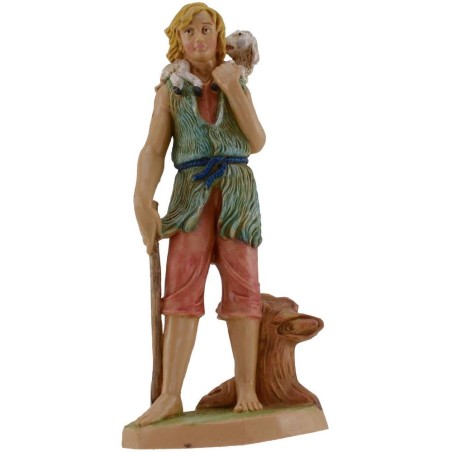 Joven con cordero serie Lux 20 cm Mundo Pesebres