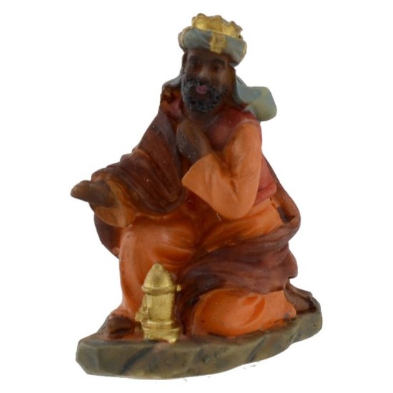 Statuine natività: 13 soggetti serie 5 cm in resina per presepe