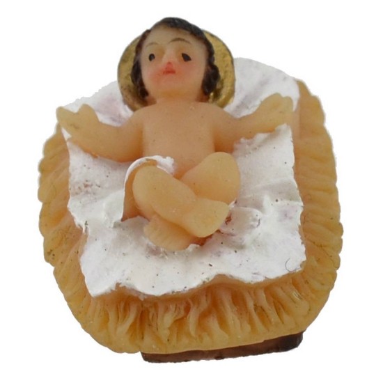 Nativity figurines: 13 5 cm series subjects in resin for crib
