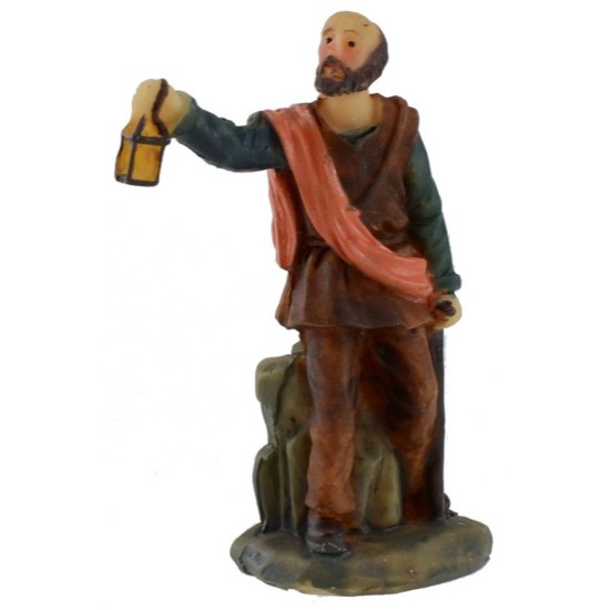 Statuine natività: 13 soggetti serie 5 cm in resina per presepe