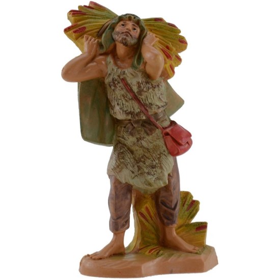 Pastore con fascina 12 cm Fontanini Mondo Presepi