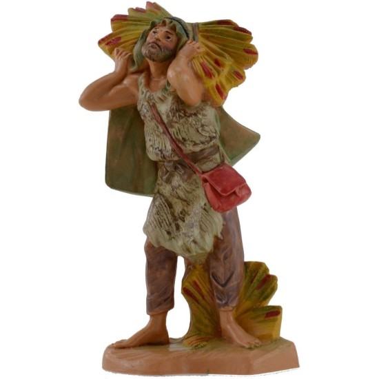 Pastore con fascina 12 cm Fontanini Mondo Presepi