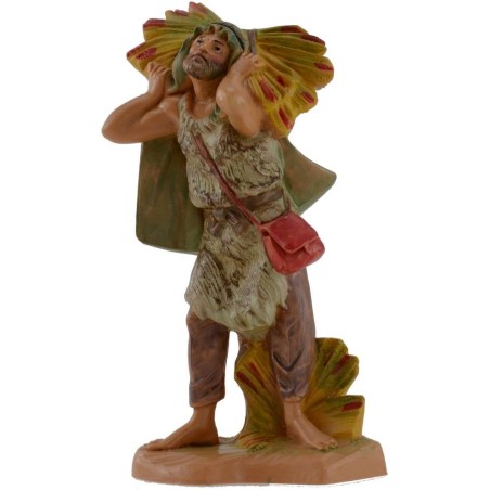 Pastore con fascina 12 cm Fontanini Mondo Presepi