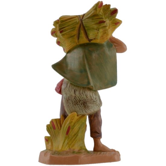 Pastore con fascina 12 cm Fontanini Mondo Presepi