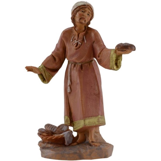 Man with bread 12 cm Fontanini