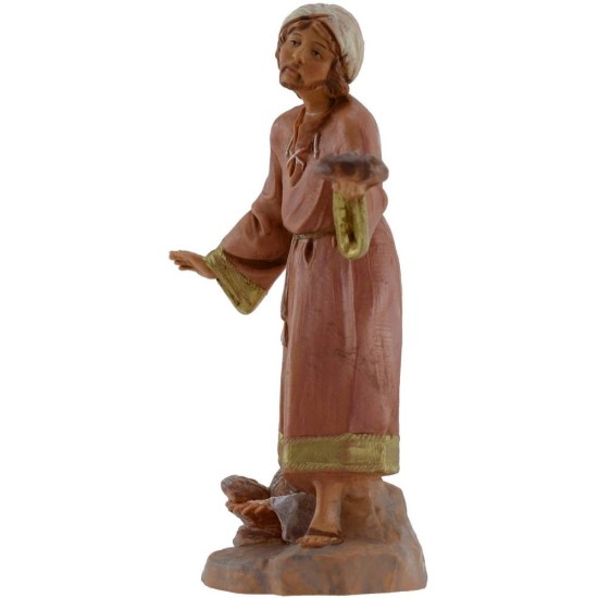 Man with bread 12 cm Fontanini