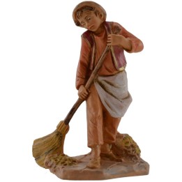 Ragazzo che spazza serie 12 cm Fontanini