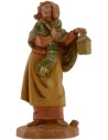 Donna con lanterna 12 cm Fontanini Mondo Presepi