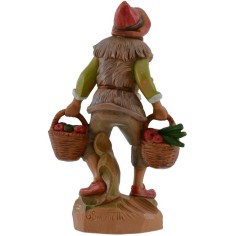 Vecchio con cesti 12 cm Fontanini Mondo Presepi 2