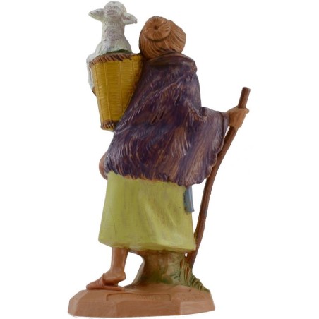 Pastorella with pecora 12 cm Fontanini